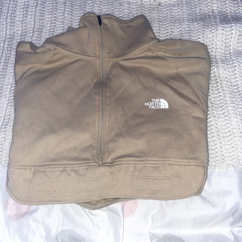 The North Face beige crew neck